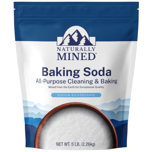 Naturally Mined Baking Soda, 5Lb, Usp Food Grade, For Cooking, Cleaning And Personal Care