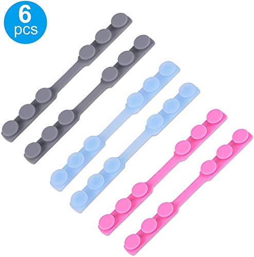Kupton RéGlage de Crochet D'Oreille 6Pcs, Coloré Crochet Doreille Réglable pour Libérer votre Oreille et Soulager la Douleur pour Les Membres de la Famille