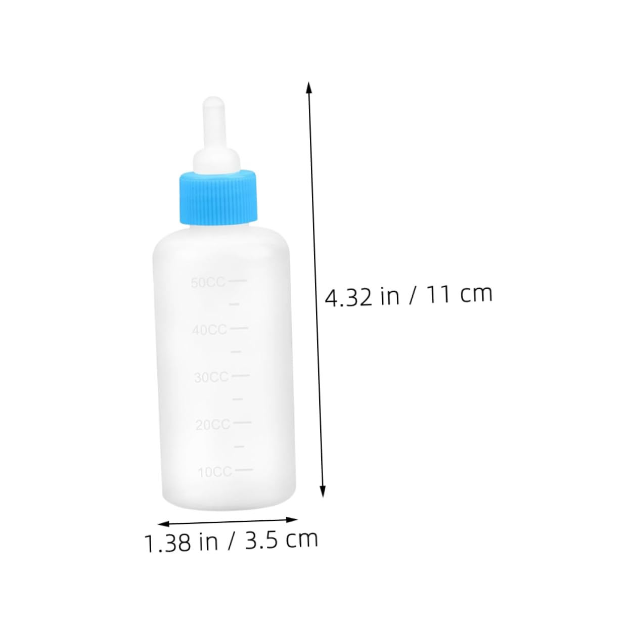ifundom Pet Nursing Bottle Ergonomic Silicone Feeding Bottle for Kittens Puppies Small Animals with Replacement Pacifiers Cleaning Brush Durable Easy to Feeding