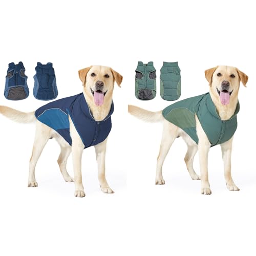 Overol para perro MICFENY de punto térmico y elástico para invierno 4
