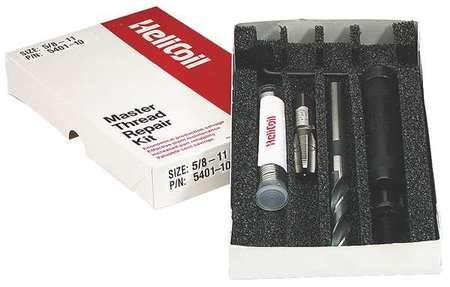 Thread Repair Kit, 304 SS, 5/8-11, 6 Pcs