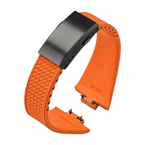 Tissot PRX Powermatic 35mm/40mm�Ή��̃t�b�f�S�����X�g���b�v�܂肽���ݎ��o�b�N���AFKM�f�ނ��g�p�����X�|�[�c�h���N�C�b�N�����[�X�E�H�b�`�o���h