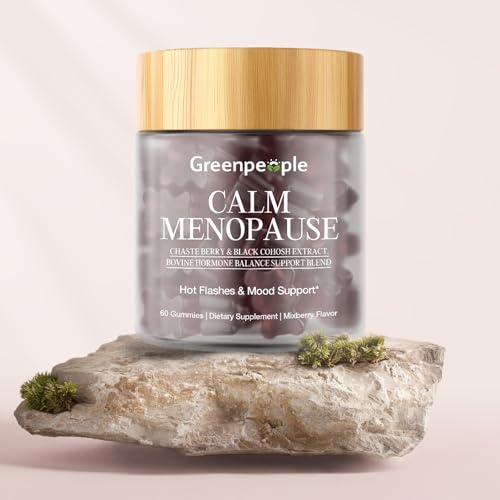 GREENPEOPLE Menopause Supplements for Women Gummies - 16-in-1 Dual Action Menopause Relief W/Black Cohosh, Vitex, Beef Organs for Hormone Balance, Hot Flashes, Night Sweats & Mood, 60 CT (2 Packs) - Image 9