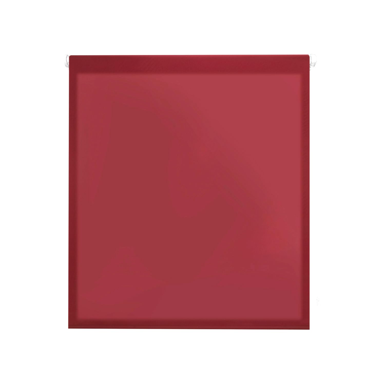 Decorblind | EasyFix Translucent Roller Blind, No Tools and No Drilling, Blind Size: 37 x 180 cm Width x Length/Fabric Dimensions: 34 x 175 cm – Plain Burgundy Blind, Window Blinds