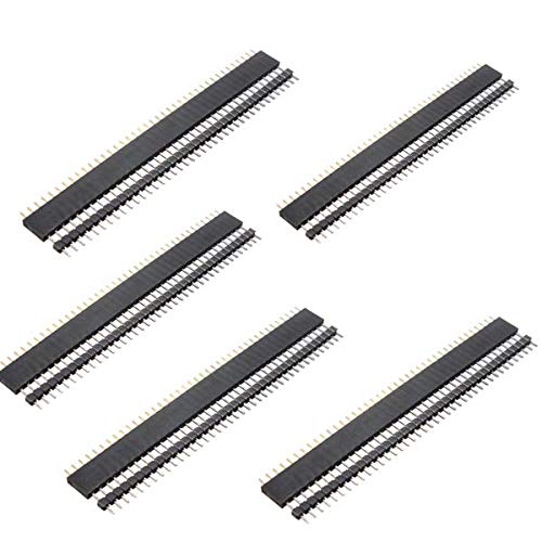 Geek's Makerspace Header Pin kit Male/Female Connector (Berg Strip) (10 Pc ,5 Pc Each)