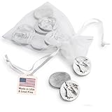 DANFORTH Pewter Pocket Angel Bag of 10 | Handcrafted in USA Guardian Angel Tokens | Gift of Inspiration & Protection
