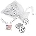DANFORTH - Vilmain Angel Pocket Tokens, Bag of 10 Pocket Coins - Pewter - Made in USA