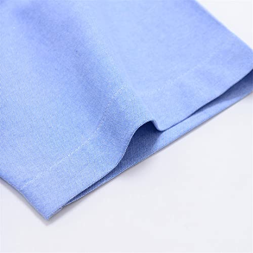 Chemise décontractée à manches courtes homme coton carreaux M