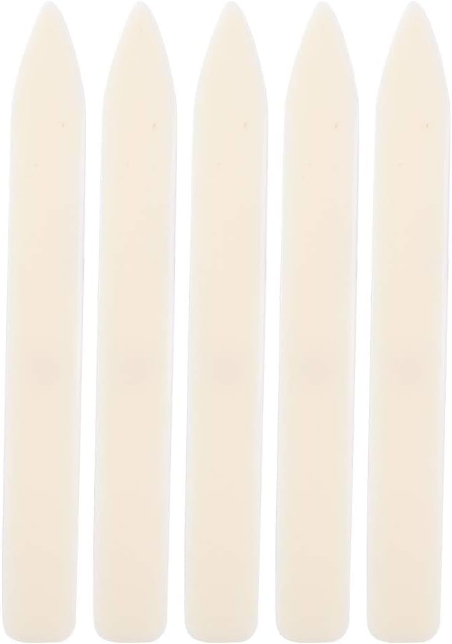5PCS Bone Folder Tool, Plastic Bone Folder Paper Creaser Set Paper Creaser Bone Folder Tool Embossing Folders, Creaser Crafting Tool for DIY Handmade Burnishing Bookbinding and Paper Crafts(#1)