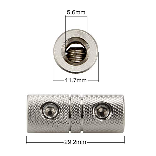 Zookoto 2Pcs 8 Gauge Wire Audio Car Brass Terminal Butt Connectors Car Stereo Power Or Ground Wire Splice Coupler #TOP2