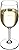 Carlisle FoodService Products Alibi Wine Glass for Restaurants, Catering, Kitchens, Plastic, 8 Ounces, Clear