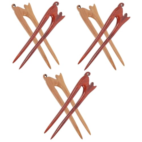 Bâtonnets à cheveux en bois élégants : le coffret de 6 pics à offrir pour sublimer sa chevelure