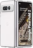 Zeking Designed for Google Pixel Fold Case, Crystal Clear Transparent Reinforced Corners TPU Shock-Absorption Flexible Case Cover for Google Pixel Fold (Clear)