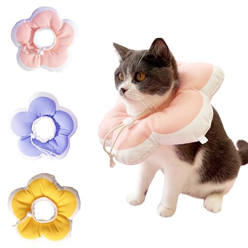 KOOBURS Cat Cone Collar Soft, Adjustable Kitten Cone After