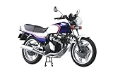 Aoshima Honda CBX400F (Pearl Candy Blue) Moto moulée sous pression à l'échelle 1:12