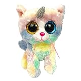 Beanie Baby Heather Unicorn Cat Plush 6inch