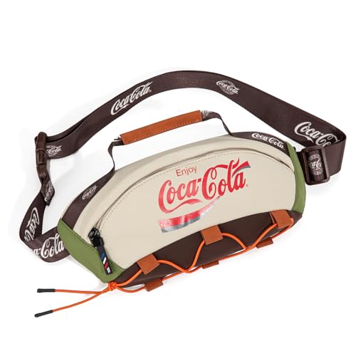 Image of Coca-Cola Fanny Pack, Water Resistant Crossbody Waist Bag with Adjustable Strap