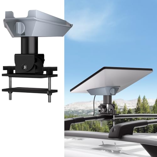 JOYTUTUS Starlink Mini Roof Rack Mount Adjustable Starlink Mini Car Mount for Roof Bars Starlink Mini Accessories