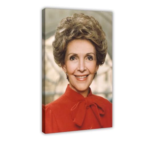 Portrait Nancy Reagan impression sur toile cadre suspendu bureau