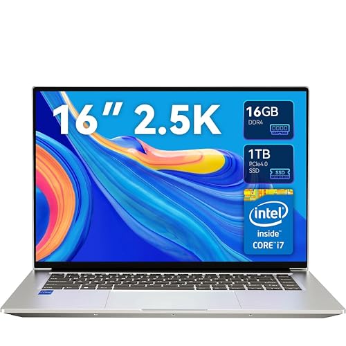 Ordenador Portátil, Core I7-12700h, Pantalla De 16 Pulgadas, 2,5k 120 Hz, 16 Gb Ddr4, 1 Tb Ssd, Con Un Portátil Ligero Con Wifi 6, Bt 5.2, Usb 3.1 1, Usb 2.0 2, Usb C 2, Cámara Integrada Ordenador Portátil, Core I7-12700h, Pantalla De 16 Pulgadas, 2,5k 120 Hz, 16 Gb Ddr4, 1 Tb Ssd, Con Un Portátil Ligero Con Wifi 6, Bt 5.2, Usb 3.1 1, Usb 2.0 2, Usb C 2, Cámara Integrada