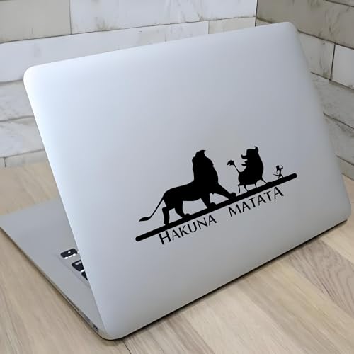 Hakuna Matata walking silhouette sticker image
