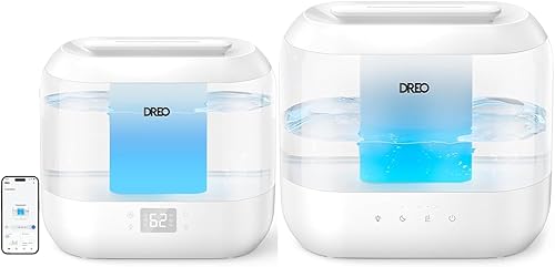 Dreo Humidificador y humidificadores inteligentes para dormitorio