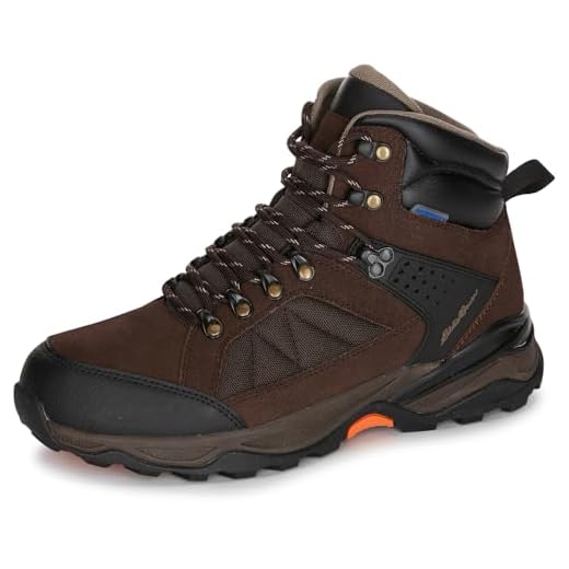 Eddie Bauer Mount Hood Hiking Boots for Men | Waterproof, Multi-Terrain, Durable & Flexible Design Traction Outsole With Memory Foam Insole