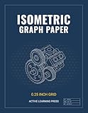 Isometric Graph Paper Notebook: Professional 3D Drawing & Technical Sketching Pad | 0.25 Inch Equilateral Triangle Grid for Engineering, Architecture, and Design | 8.5 x 11 | 120 Pages