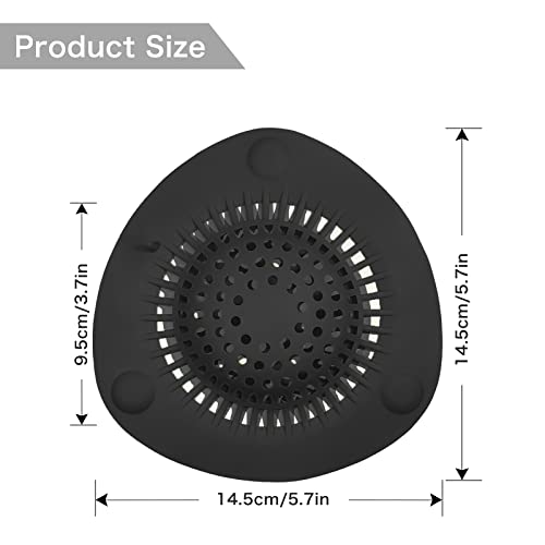 Tapón recolector de cabello para drenaje de ducha, 3 unidades miniatura 5