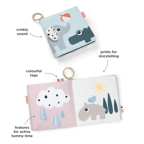 Done By Deer Tummy Time Zacht Boekje Deer Friends Kleurenmix - 8