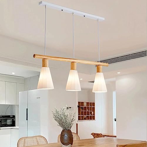 Lustre à 3 lumières design géométrique en métal brossé