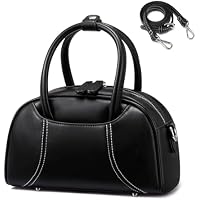 LOVEVOOK Women's Trendy Small Purse with Detachable Strap (Medium ,Black)