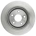 ACDelco Silver Rear Brake Rotor 18A2465A | GM 19255506 Brake Rotors for Select Jeep Wrangler, Wrangler JK and more