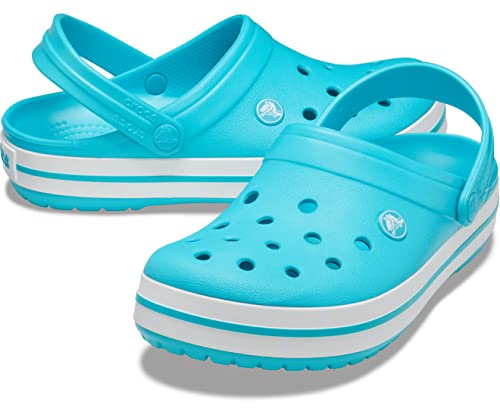Image of Crocs Unisex Adult Crocband Clog 11016-4SL Digital Aqua M6W8
