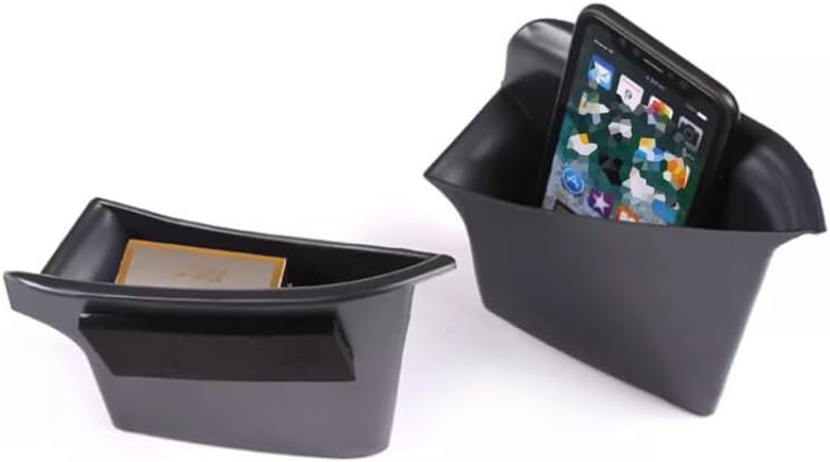 ABS Rear Door Storage Box Organizer,Fit forMercedes-Ben-z GLE 350 450 & GLS 450 54 2020-2023，Side Door Handle Pocket Armrest Storage Box Phone Glove Container (Rear Door) image 4
