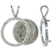 Sterling Silver 18 mm Dime (10 Cents) Coin Frame Bezel Pendant w/Diamond Cut Finish (COIN is NOT Included) Coin NOT Included