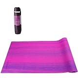 Tapete Yoga Mat Pilates em PVC 6mm Rainbow Com Bolsa Yangfit