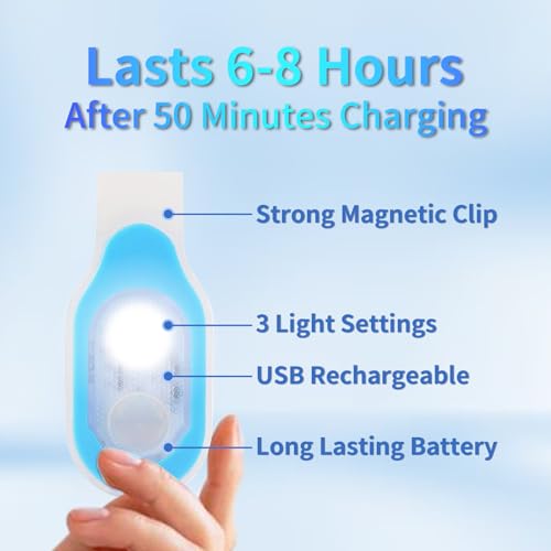 LETOUR 2Pcs Nurse Light for Night Shift - Soft, Focused Light for Patient Care Without Disrupting Sleep, Portable Nursing Accessories Ideal for Nurses, Healthcare Workers - image 6