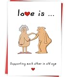 Zyulin Anniversary Cards Gifts for Men Women, Funny 40th 50th 60th Wedding Anniversary Card for Husband Wife Couple Parents, Naughty Valentines Day Cards