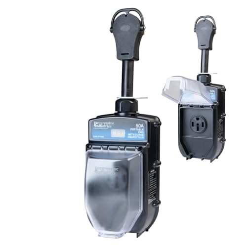 Progressive Industries EMS-PT50X Portable RV Surge Protector...