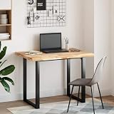 Hothingwell Schreibtischplatte aus massiver Akazie, unbehandelt, 120 x 70 x