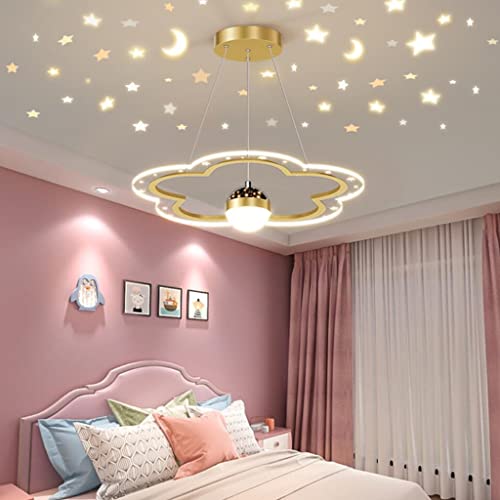 Lámpara colgante del comedor con diseño floral que elimina la fatiga visual led 3