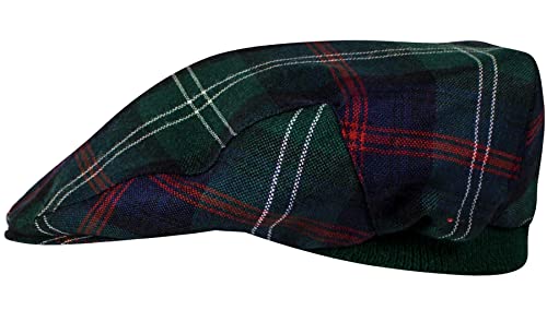 Casquette plate tartan Sutherland mixte chapeau réglable en taille unique