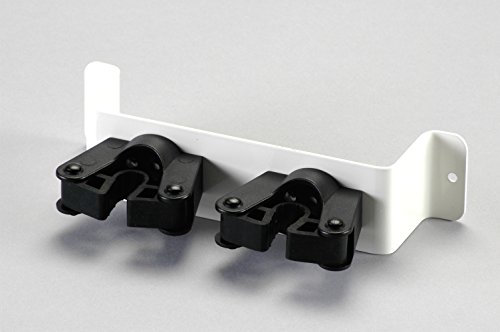 Gehstützenhalterung zur Wandmontage mit flexiblen Toolflex-Gummihalterungen - komfortabel und universell einsetzbar - Durchmesser 20 u0096 30 mm