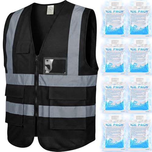 Chicingyou Cooling Vest with 8 Ice Packs