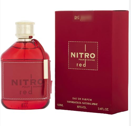 Dumon Nitro Red Eau de Parfum 100 ml Hombre – Perfume Afrutado Amaderado con Ámbar y Notas Frescas – Fragancia Intensa y de Larga Duración
