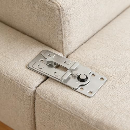 Conectores para sofá seccional y piezas de repuesto metálicas de sujeción para muebles 6