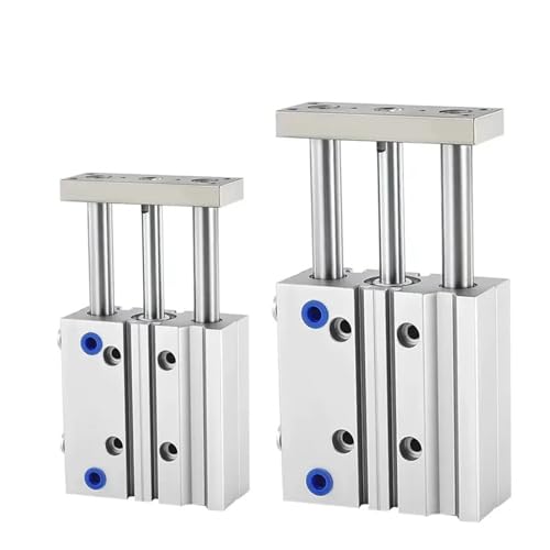 Cylindres pneumatiques à trois axes assurant un guidage stable de 200mm sans torsion