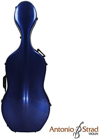 Horizon Carbon Fiber Extra-Lightweight Cello Case- Color: Dark Blue; Weighs less than 7 lbs!
