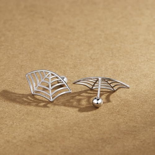 Spider Web Statement Cartilage Earring for women men Halloween Goth Punk Unique Earrings Ear Helix Piercing earrings Gothic Jewelry3